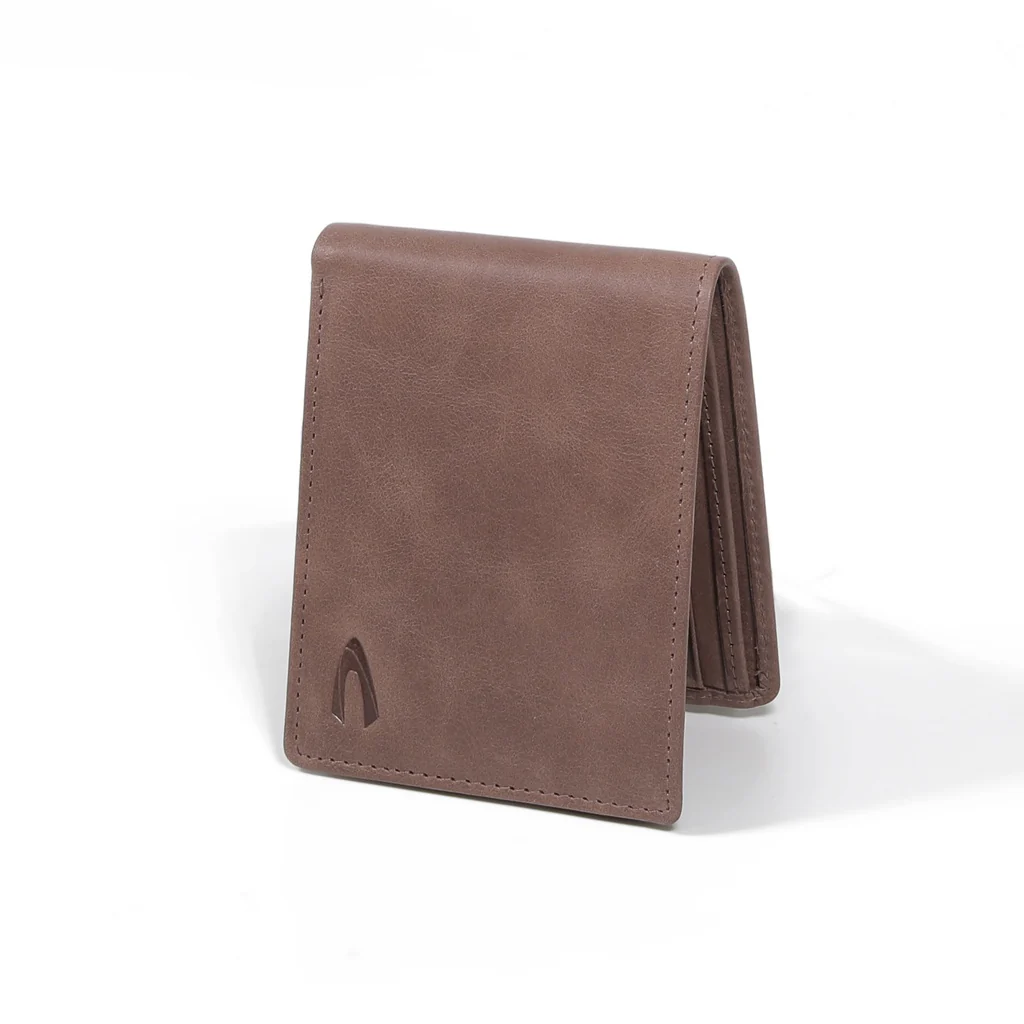 camel active Men's Genuine Cowhide Leather Bi Fold Wallet 9 Card Slots Brushed Finished -Brown UBF3B32SB3#BRN - Image 6