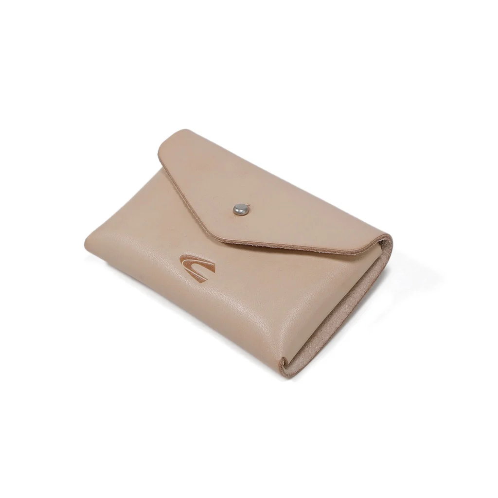 camel active Men's Genuine Cowhide Leather Card Holder Raw Finished - Nuetral CH7604DNR7#NUE - Image 6