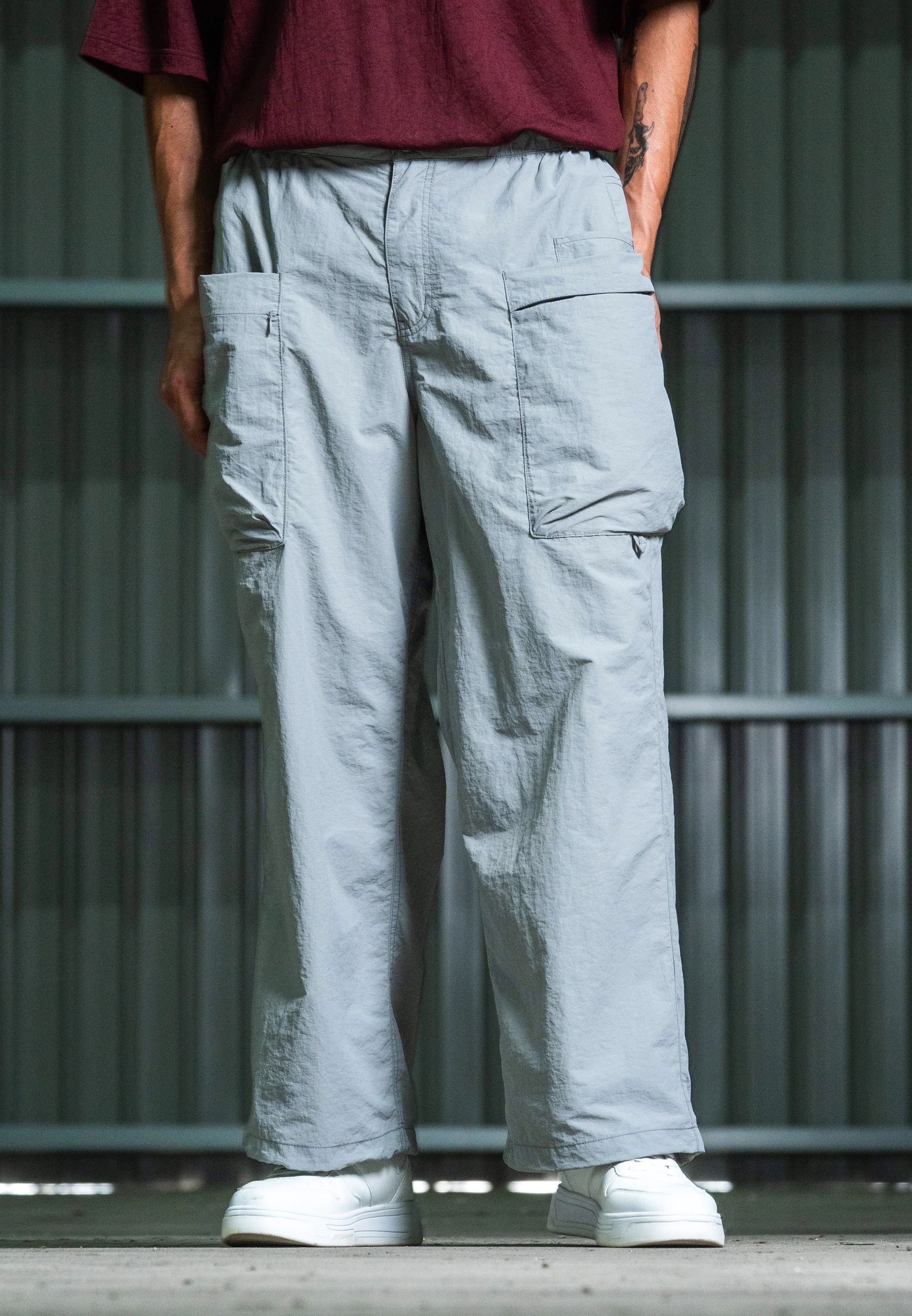 C by camel active Baggy Cargo Pants - Performance Nylon Water Repellent Grey Long Pants 300-Z25C0932 - Image 6