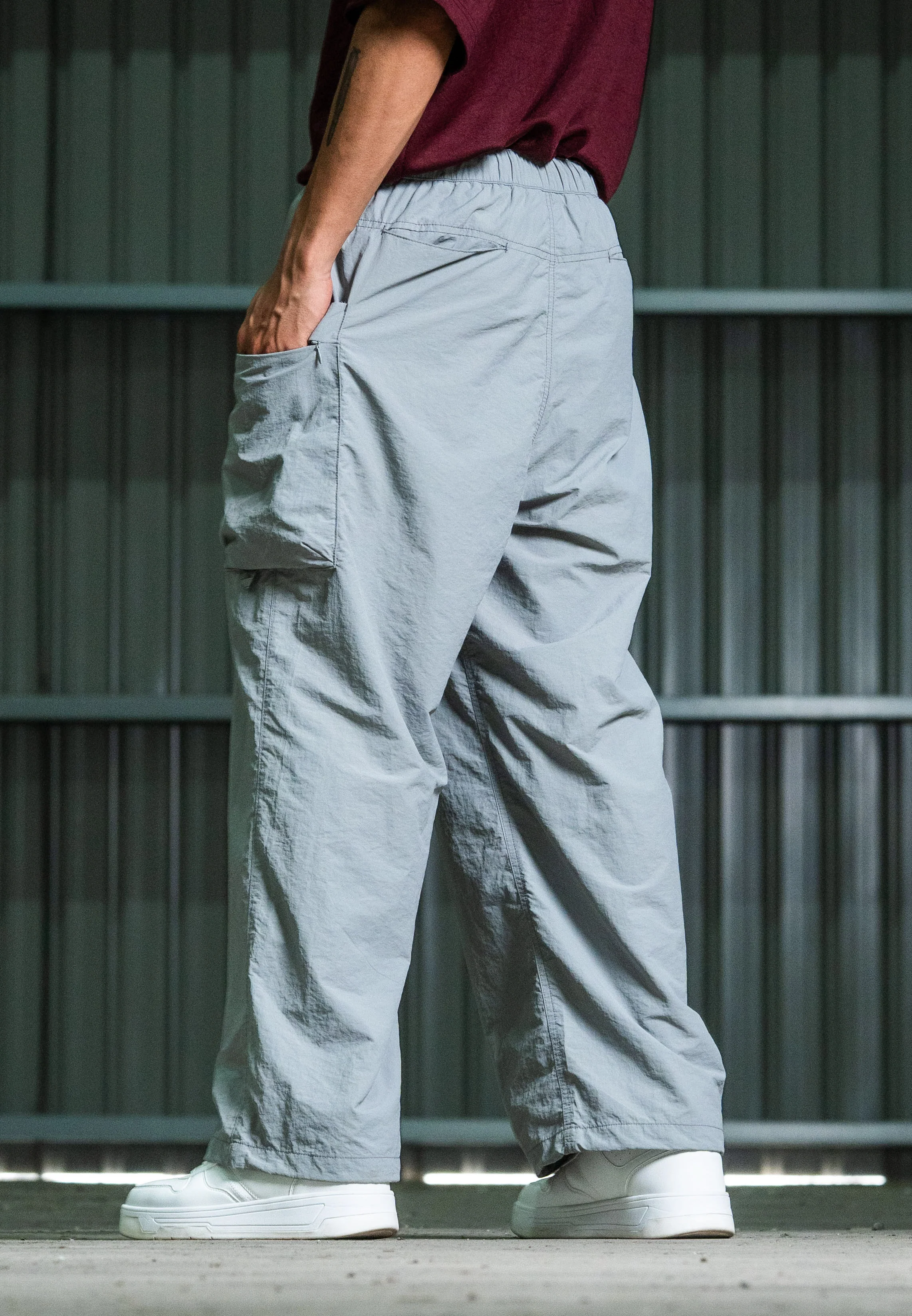 C by camel active Baggy Cargo Pants - Performance Nylon Water Repellent Grey Long Pants 300-Z25C0932 - Image 8
