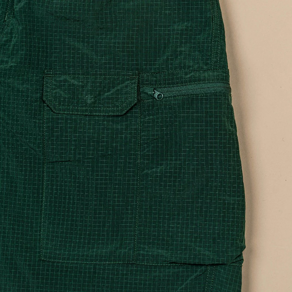 C by camel active Unisex Cargo Shorts - Loose Fit Performance Nylon Green Short Pants 303-SS25C0919 - Image 8