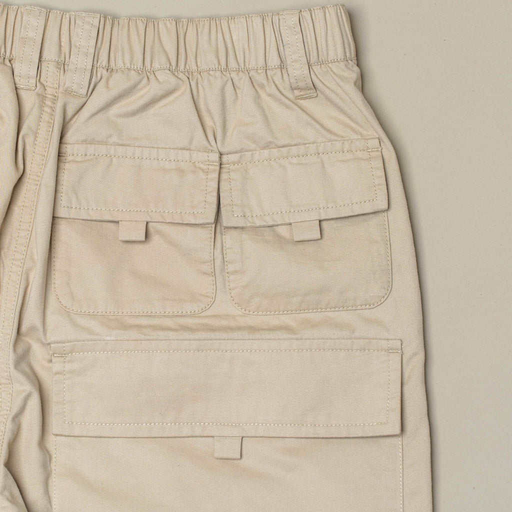 C by camel active Unisex Chino Trousers - Loose Tapered Fit Structure Cotton Twill Cream Long Pants 305-AW24C0910 - Image 6