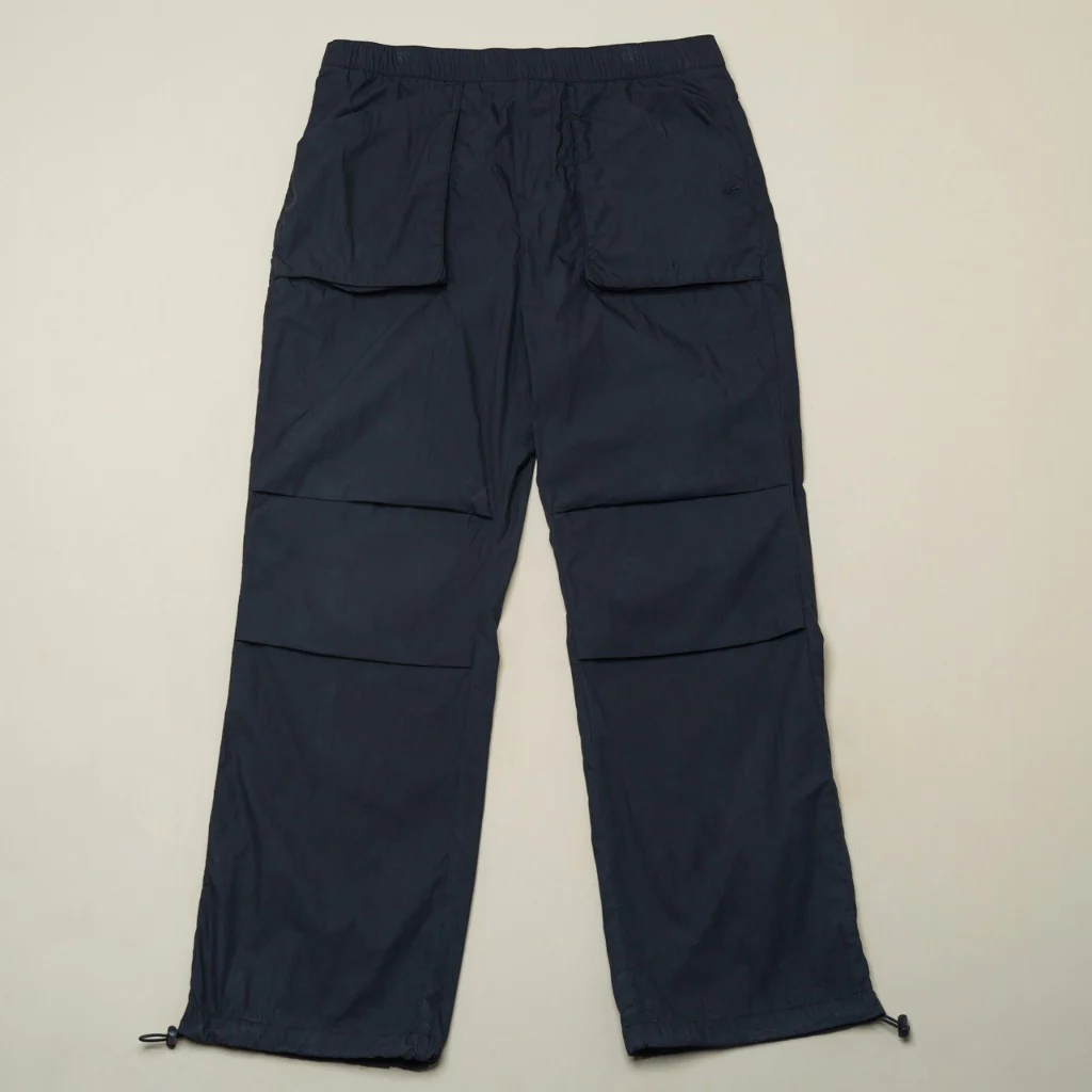 C by camel active Unisex Pull-On Parachute Trousers - Baggy Fit Premium Cotton Blend Black Long Pants 300-AW24C0912 - Image 5