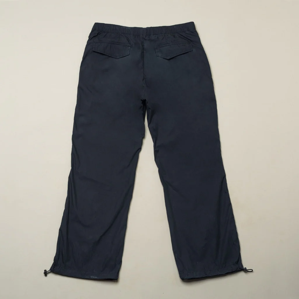 C by camel active Unisex Pull-On Parachute Trousers - Baggy Fit Premium Cotton Blend Black Long Pants 300-AW24C0912 - Image 7