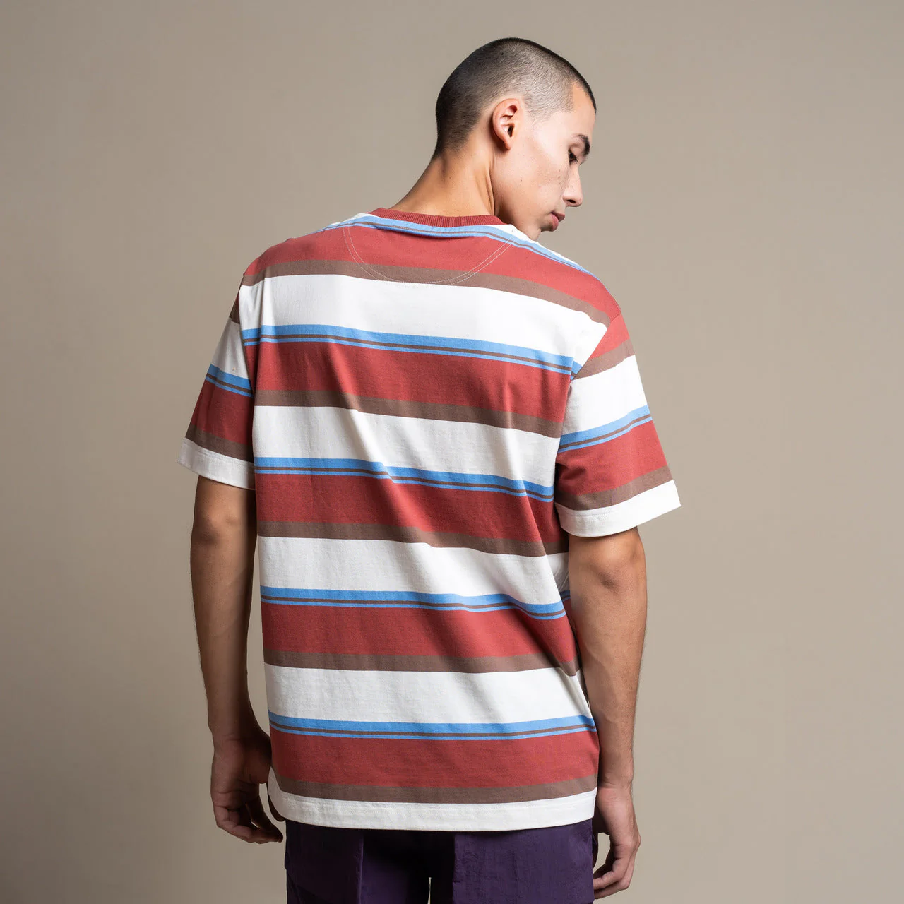 C by camel active Unisex T-Shirt - Loose Fit Comfy Cotton Off White Tee 282-AW24C2845 - Image 2
