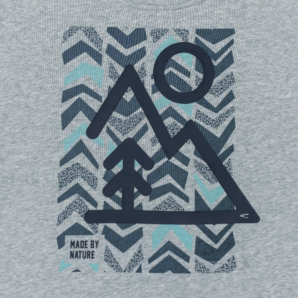 C by camel active Unisex T-Shirt - Oversized Absorbent Cotton Terry Grey Tee 282-AW24C2851 - Image 7