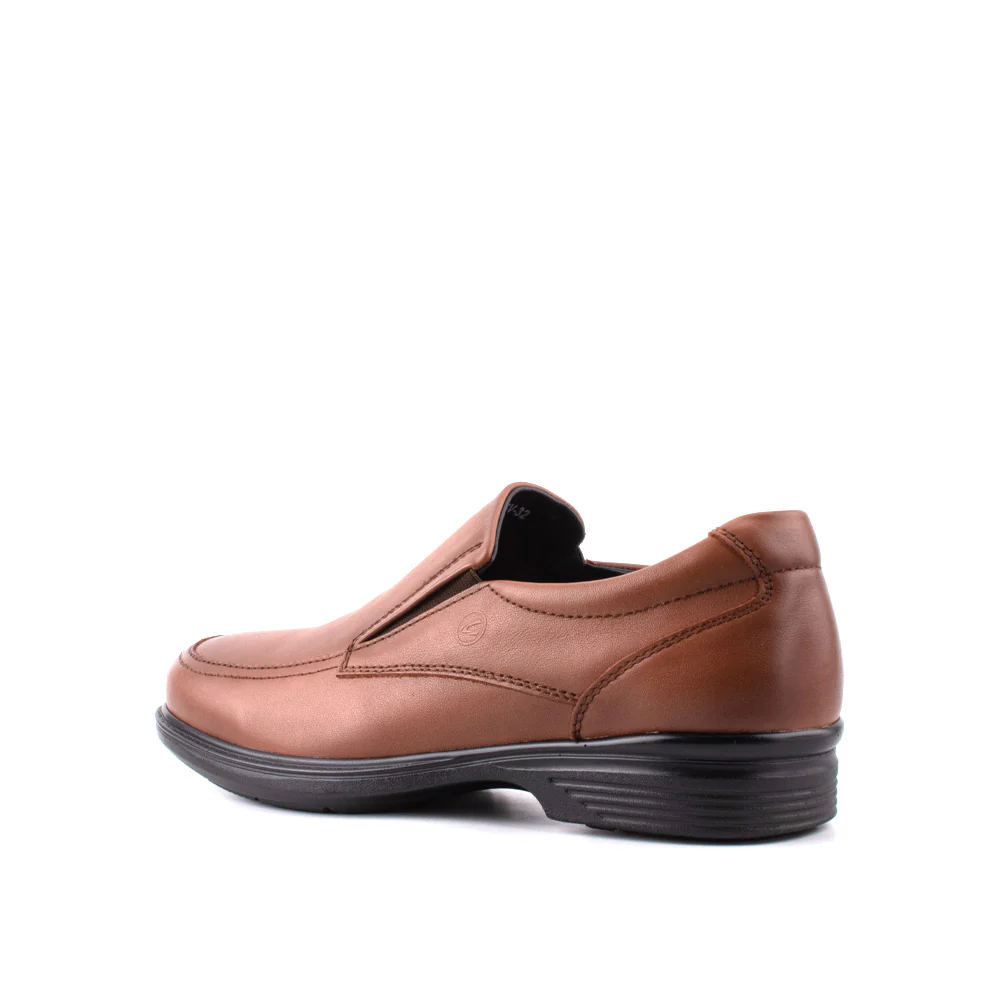 camel active Leather Elegant Slip On Formal Shoes Men Dark Brown ARGOS 802402-BE2SV-32 - Image 3