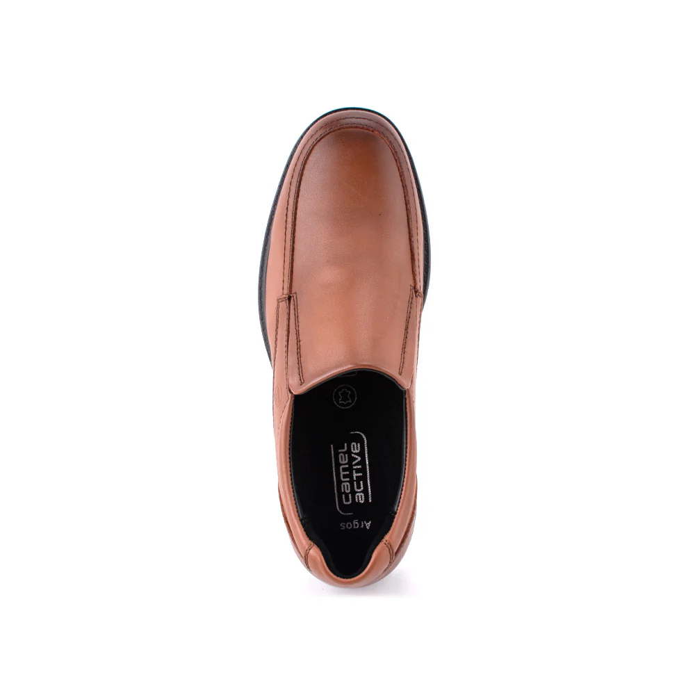 camel active Leather Elegant Slip On Formal Shoes Men Dark Brown ARGOS 802402-BE2SV-32 - Image 6