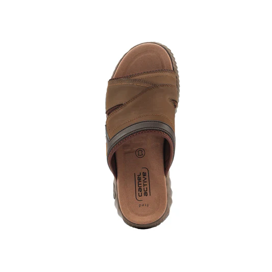 camel active Leather Sandals Men Olive FRED-892503-XC2SV-7 - Image 6