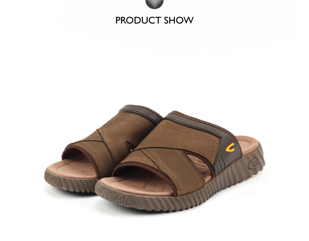 camel active Leather Sandals Men Olive FRED-892503-XC2SV-7 - Image 7