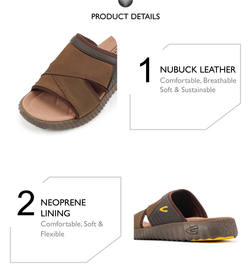 camel active Leather Sandals Men Olive FRED-892503-XC2SV-7 - Image 8