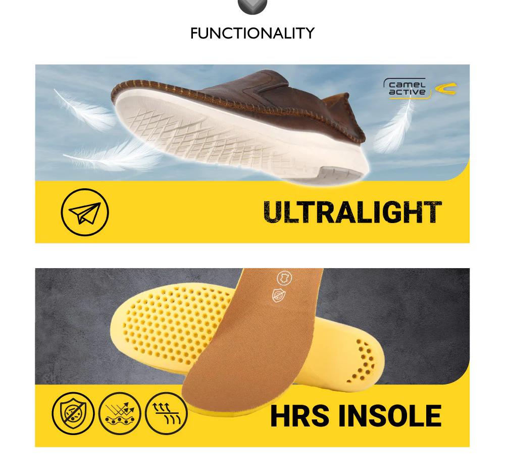 camel active  Leather Slip On Shoes Men Black PEDRIX-852508-TE1-1 - Image 10