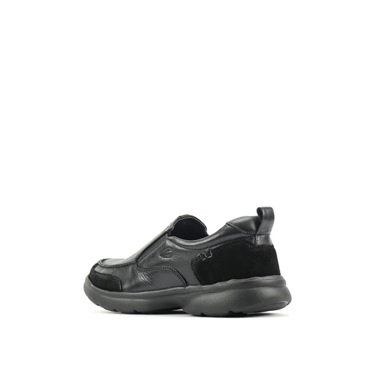 camel active  Leather Slip On Shoes Men Black PEDRIX-852508-TE1-1 - Image 3