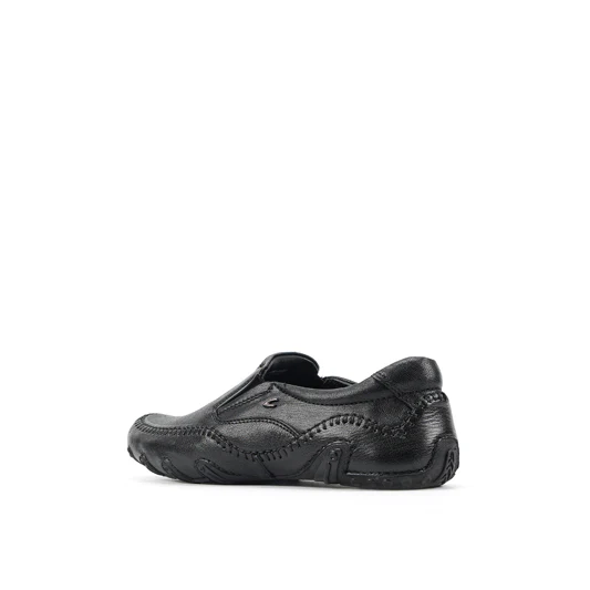 camel active Leather Slip On Shoes Men  Black REMIZ II-872503-AM2SV-1 - Image 3