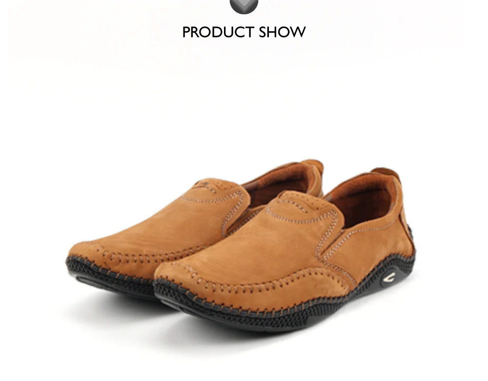 camel active Leather Slip On Shoes Men  Dark Tan LUMUZ-872501-AM2-82 - Image 7