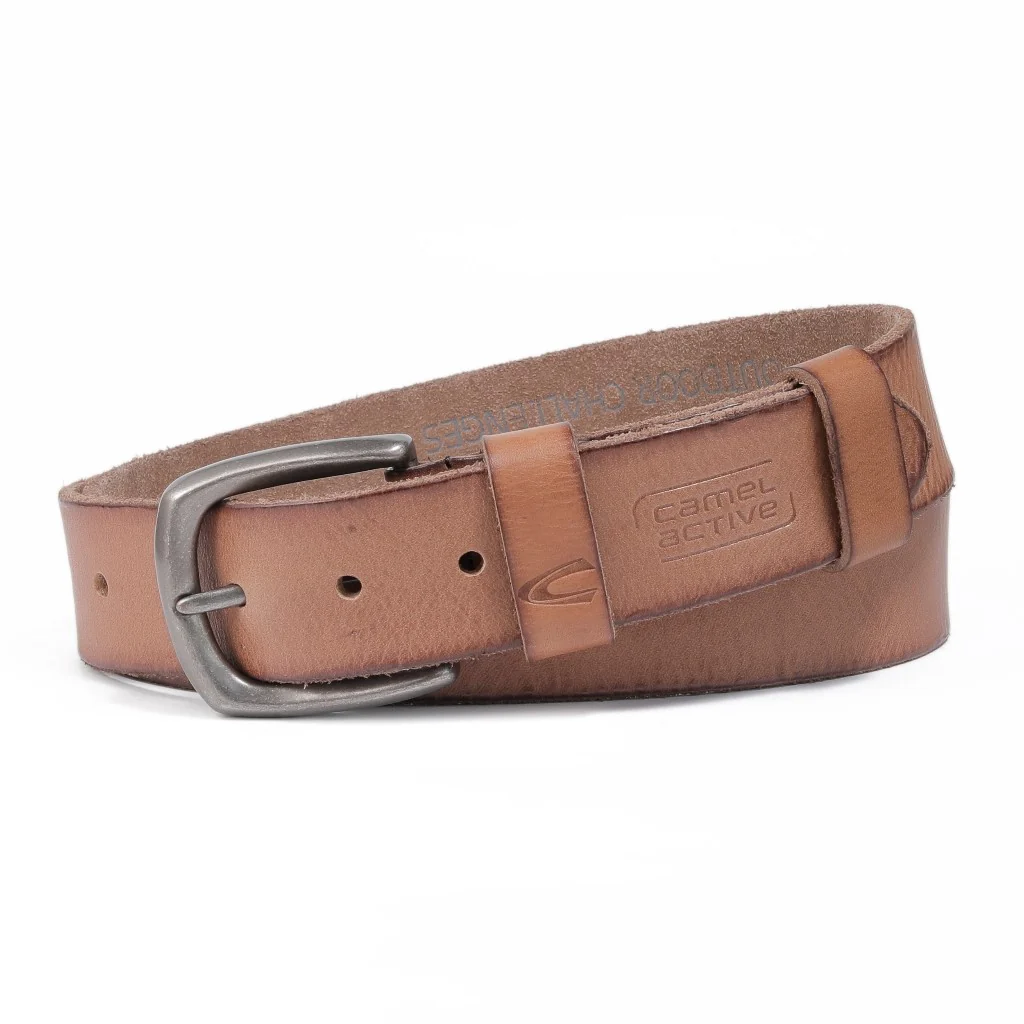 camel active Men Belt Genuine Leather Brown (1621HRG-20#BRN) - Image 5