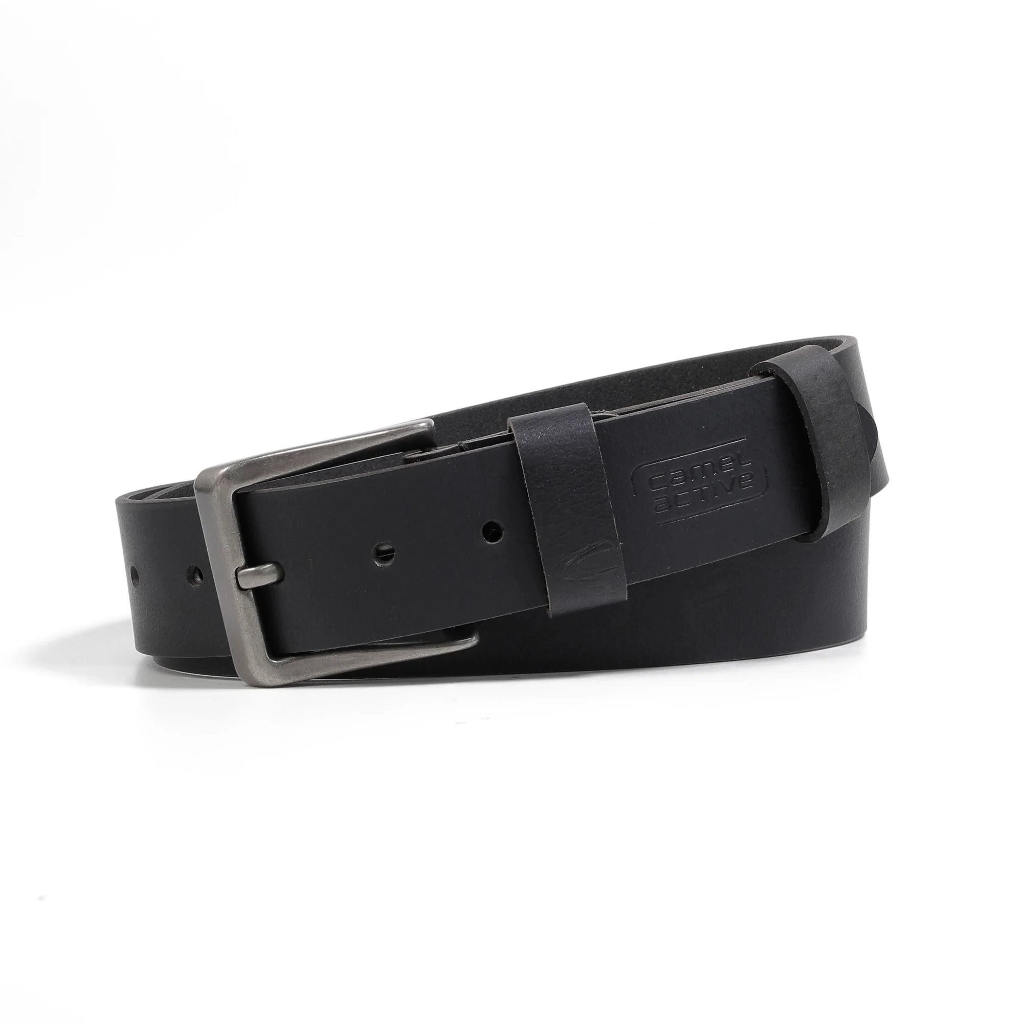 Genuine Leather Belt Matte Finished Black 1707HBRG-24#BLK