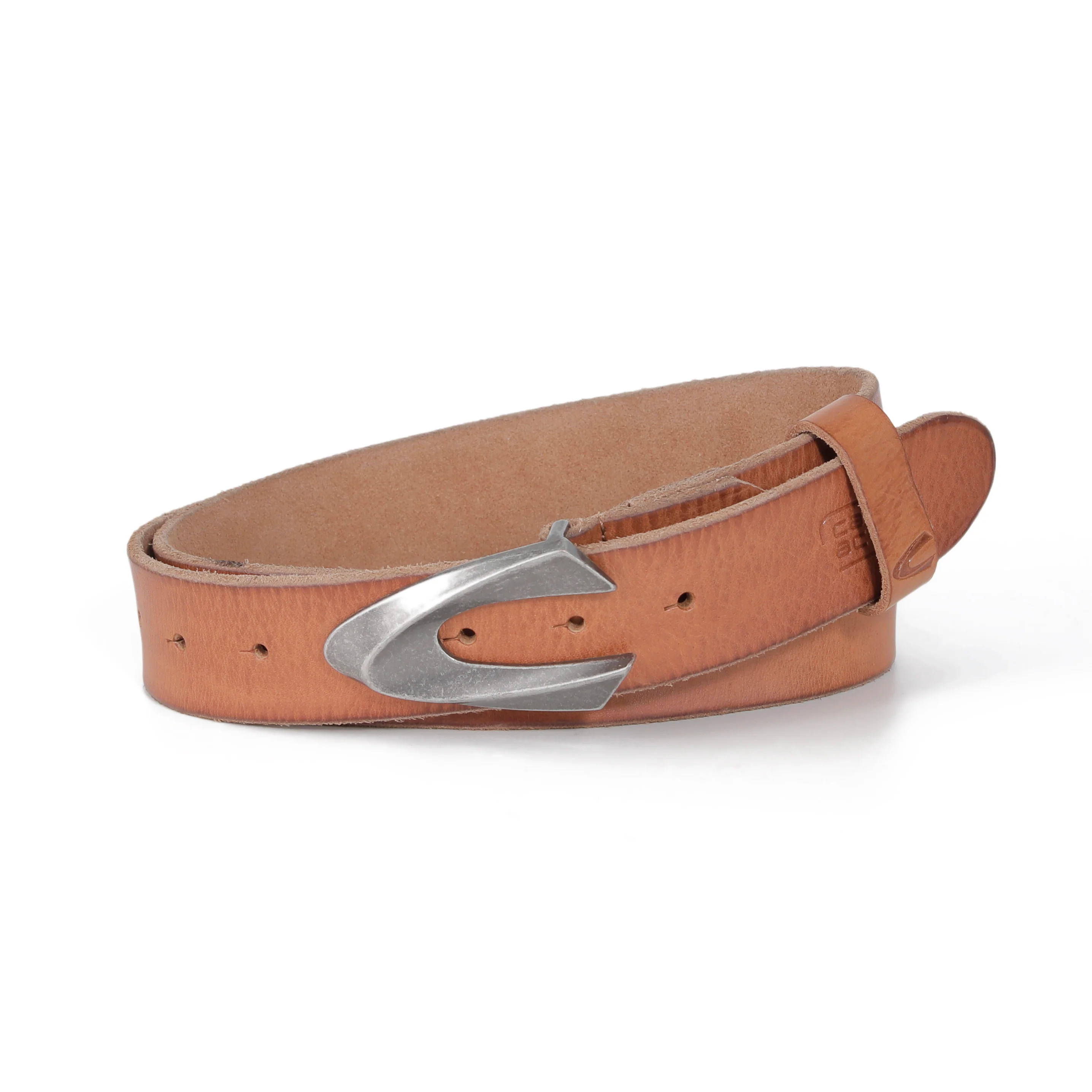 Genuine Leather Belt Milled Finished Brown 1677WRG-23#BRN - Image 2