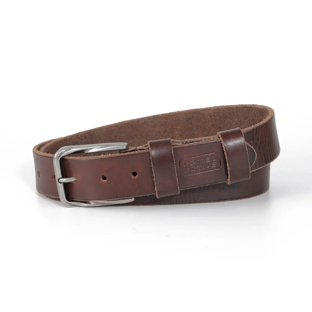 Genuine Leather Belt Pull Up Finished Dark Brown 1669HBRG-23#DBN - Image 2
