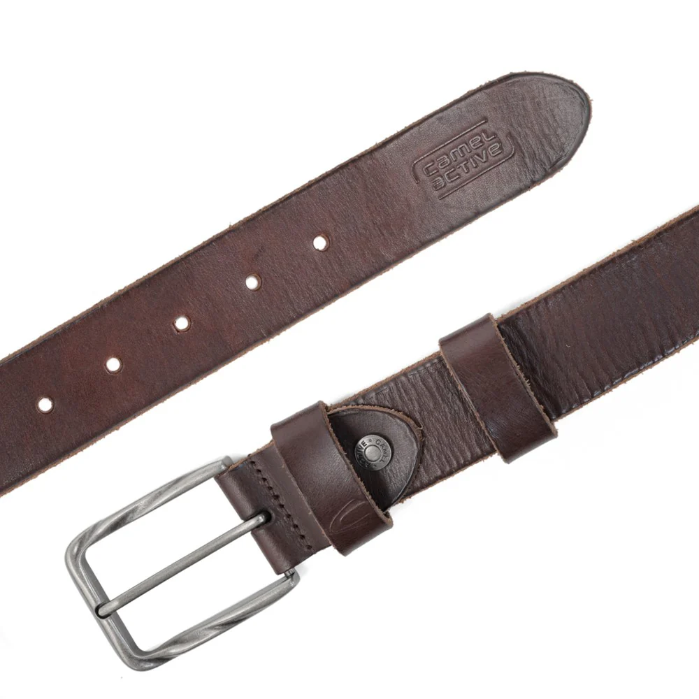 Genuine Leather Belt Pull Up Finished Dark Brown 1669HBRG-23#DBN - Image 3