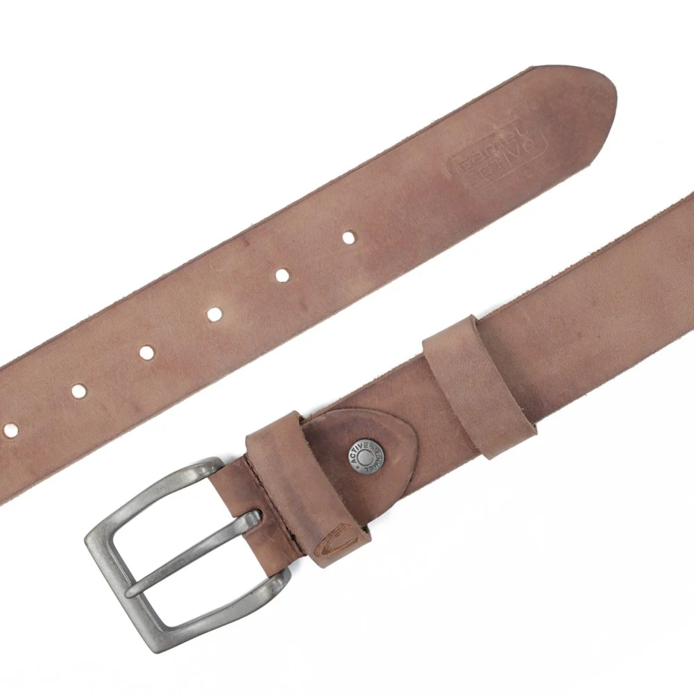 Genuine Leather Belt Pull Up Finished Dark Brown 1673HRG-23#BRN - Image 3