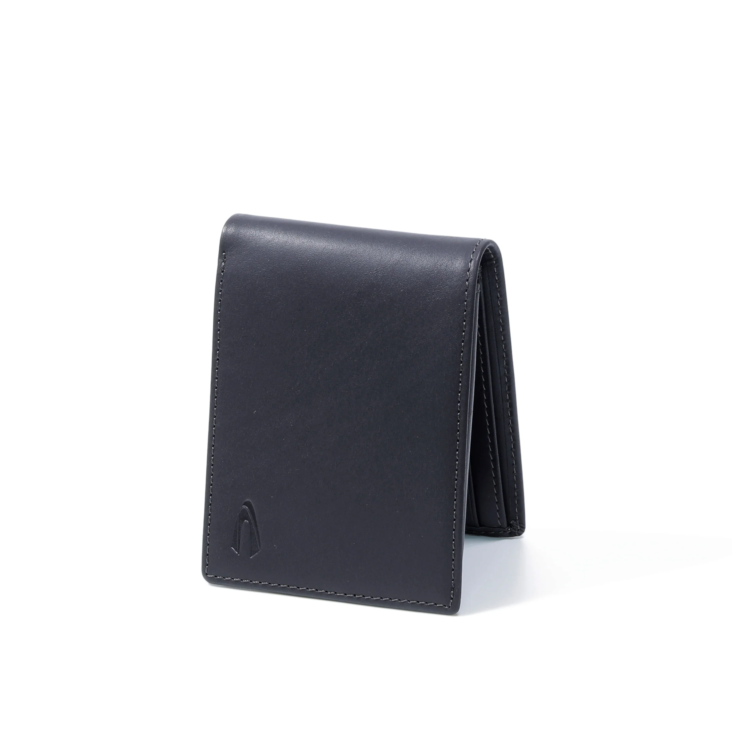 Genuine Leather Bi Fold Wallet 10 Card Compartments Wax Finished Dark Brown - Image 5