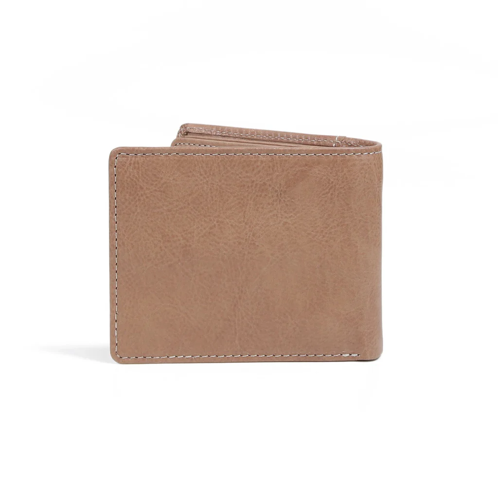camel active Men Bi Fold Wallet Leather 12 Card Compartments Drum Finished Brown SBF9B12HBS9#BRN - Image 2