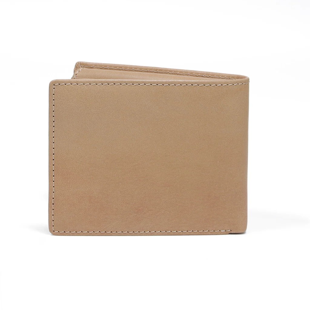 Genuine Leather Bi Fold Wallet 12 Card Compartments Morph Finished Brown (UBF0803RC2#BRN) - Image 2