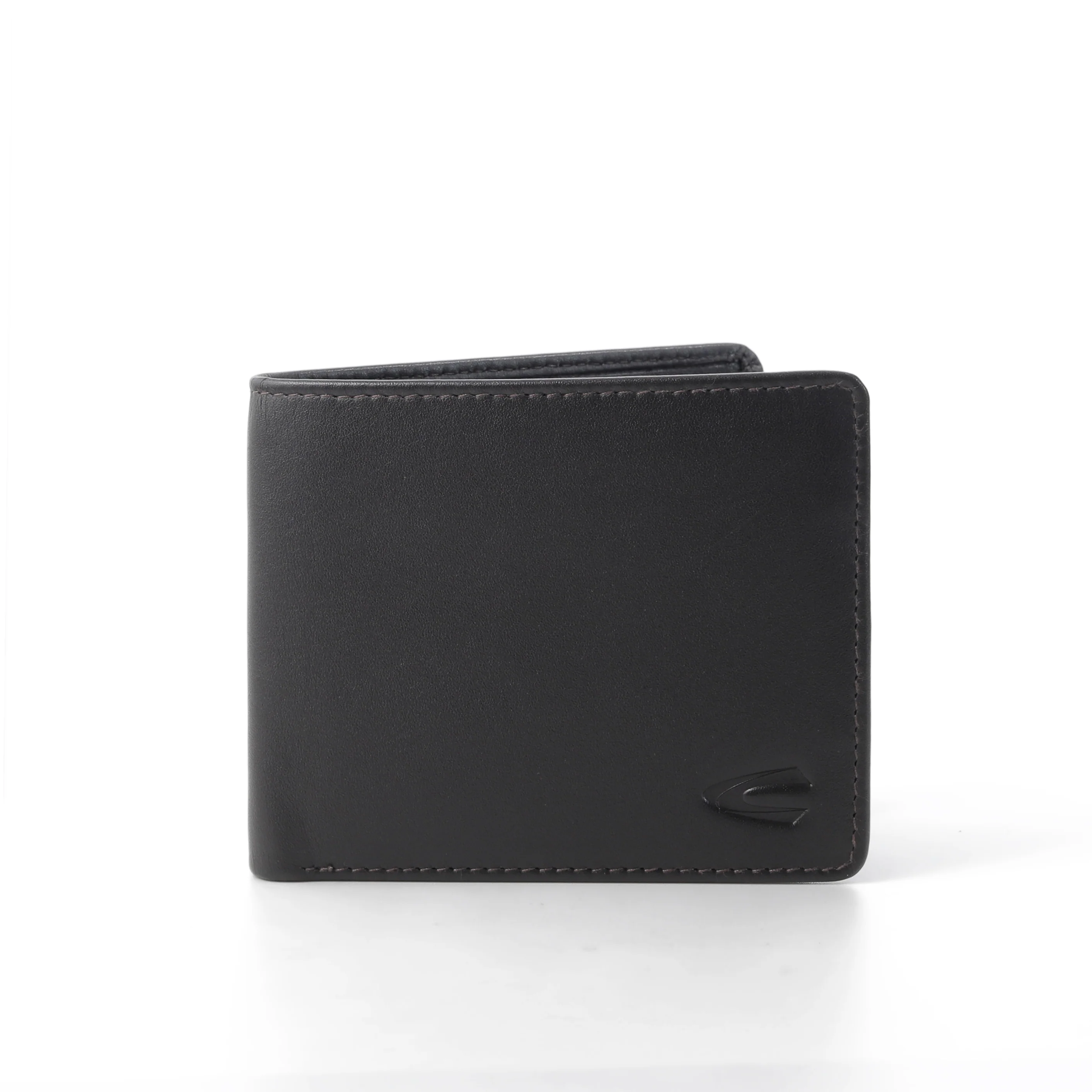 Genuine Leather Bi Fold Wallet 14 Card Compartments Nappa Finished Brown SBF3B30WCN3#BRN