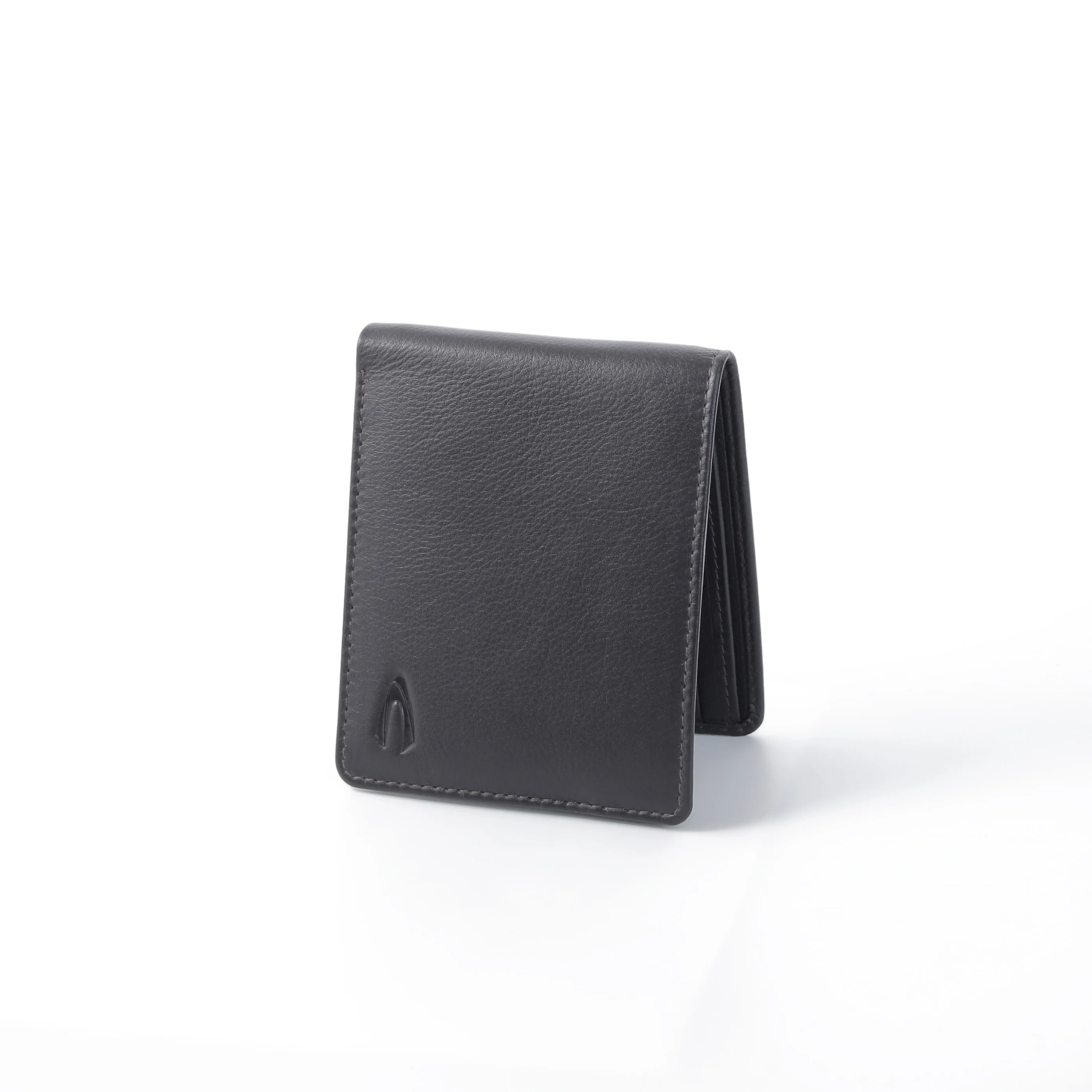 Genuine Leather Bi Fold Wallet 14 Card Compartments Nappa Finished Brown UBF3B31WCN3#BRN - Image 5