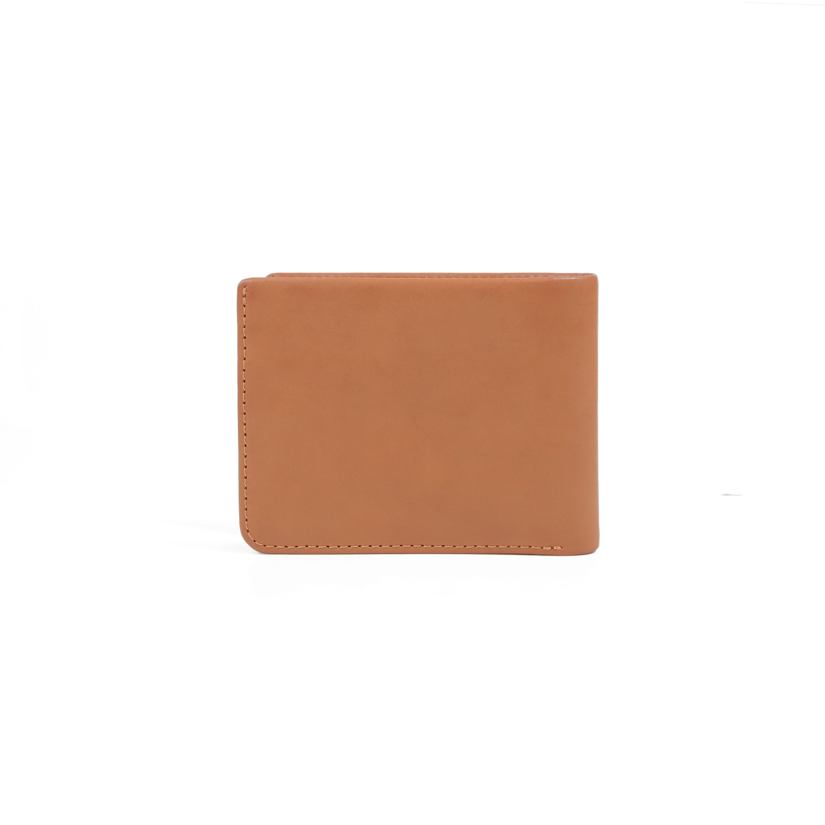 Genuine Leather Bi Fold Wallet 6 Card Compartments Waxy Finished Brown SW4605TB4#BRN - Image 2