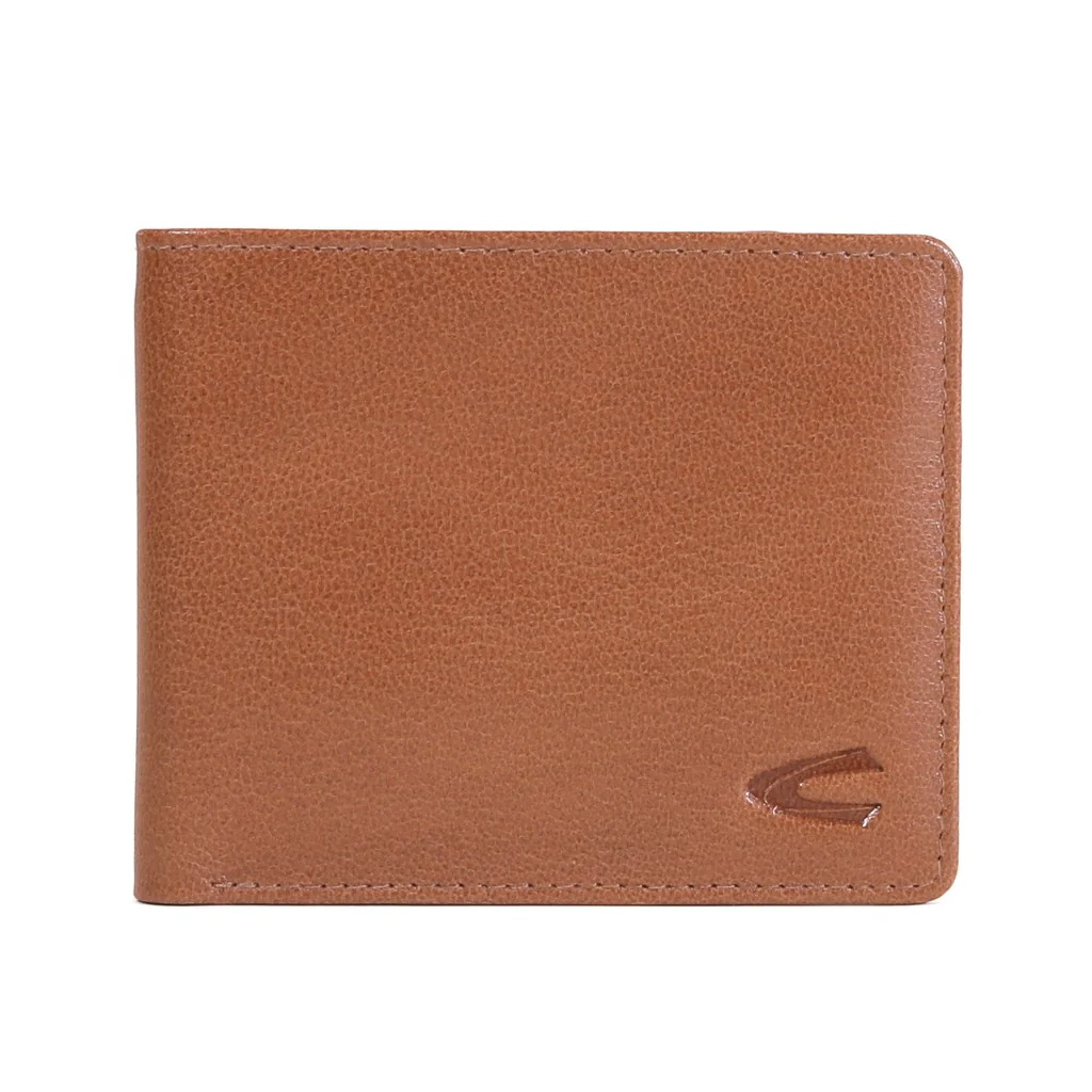 camel active Men Bi Fold Wallet Leather Semi-Aniline 7 Card Compartments Brown (SW5B10GB5#BRN) - Image 8