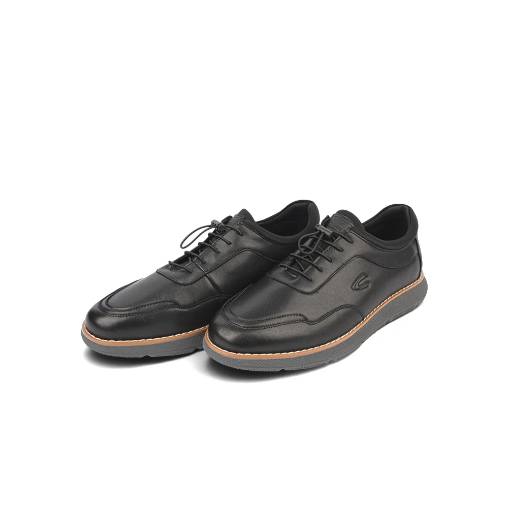 camel active Men Black PORTSMOUTH Sneakers 852610-KB1SV-1CW-BLACK - Image 4