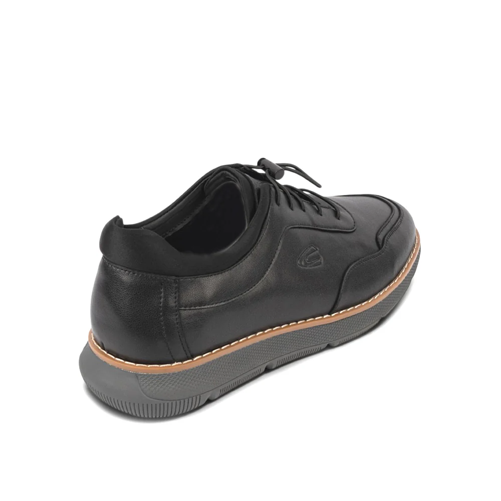camel active Men Black PORTSMOUTH Sneakers 852610-KB1SV-1CW-BLACK - Image 5