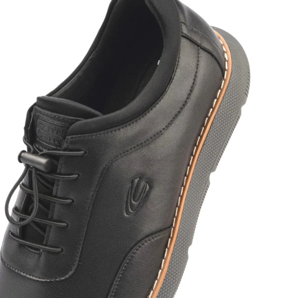 camel active Men Black PORTSMOUTH Sneakers 852610-KB1SV-1CW-BLACK - Image 6