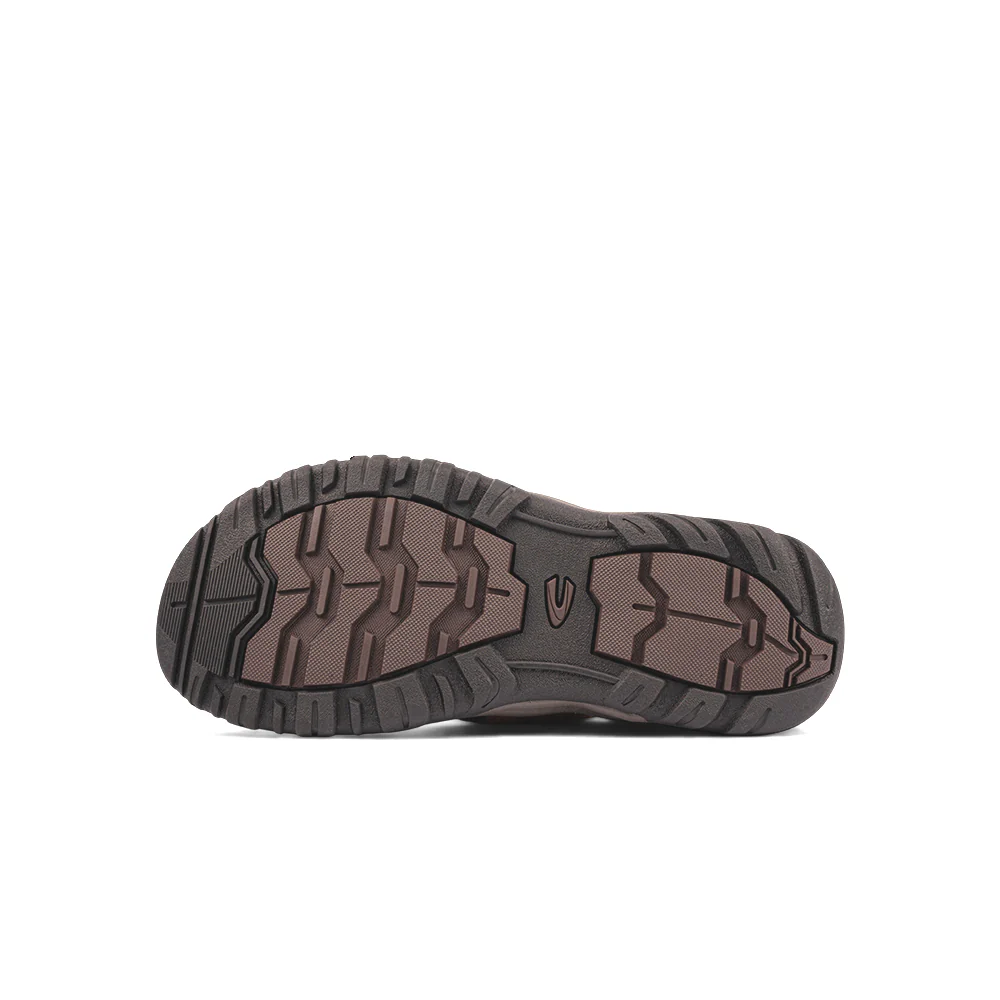 camel active Men Brown DRANZER Leather Sandals 892602-XC2SV-3-BROWN - Image 3