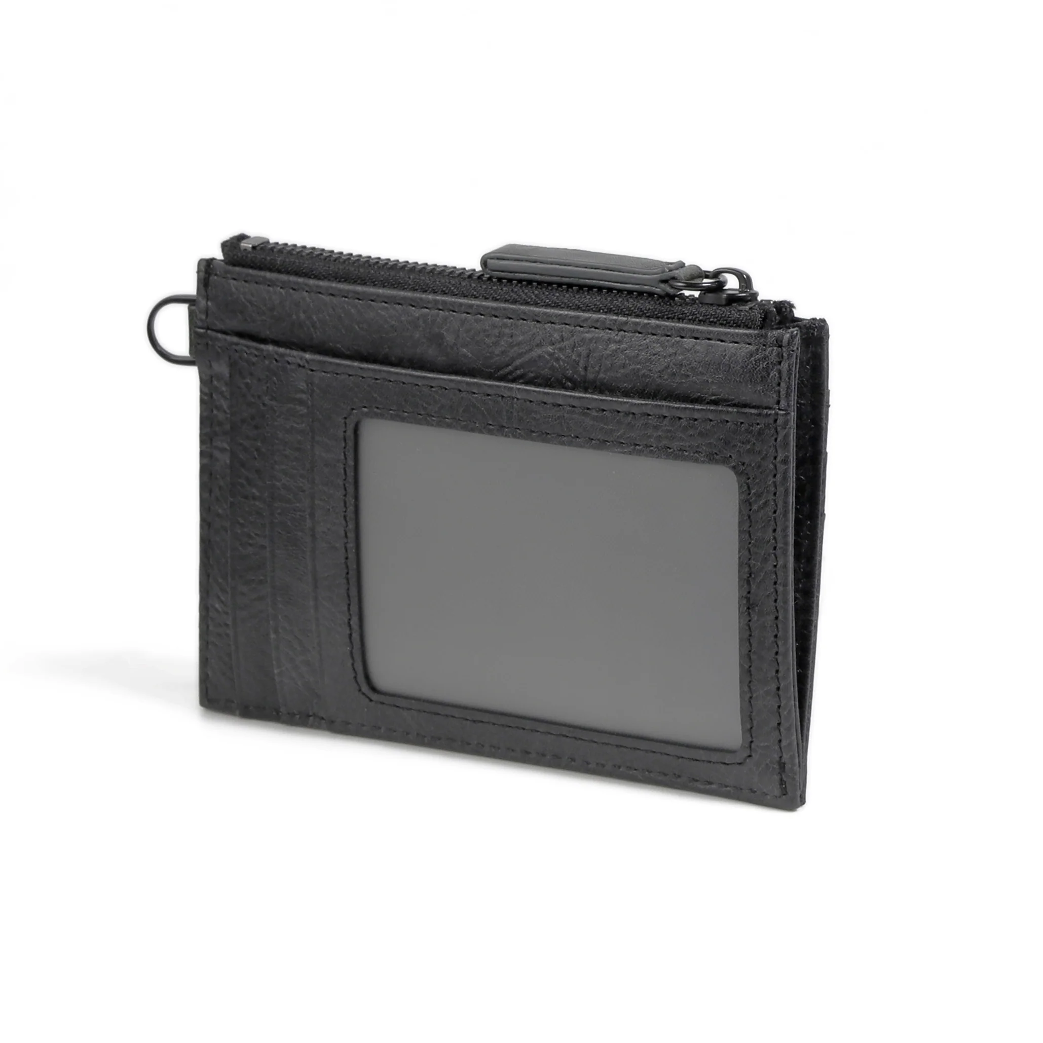 Genuine Leather Card Pouch 11 Card Compartments With Detachable Card Holder Black CP5805WH5#BLK - Image 5