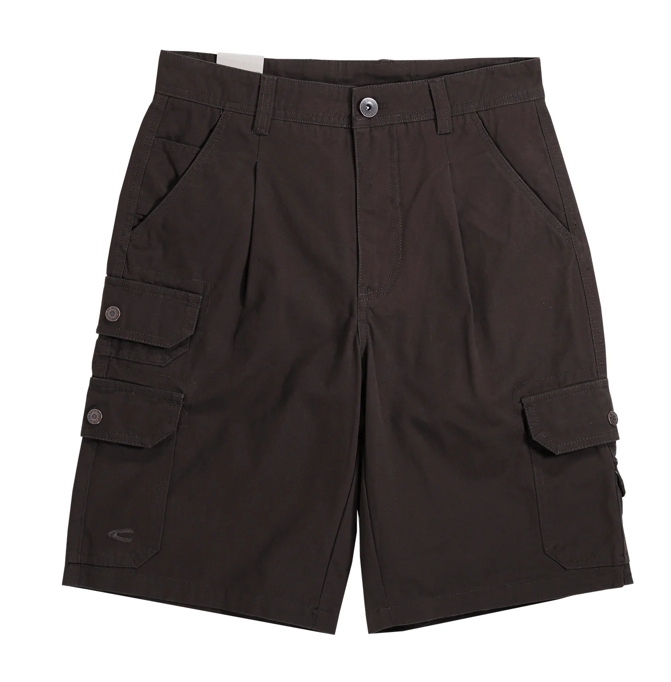 camel active Men Cargo Shorts - Regular Fit Sturdy Cotton Canvas Multicolours Short Pants 9-303AW23CT0880 - Image 4