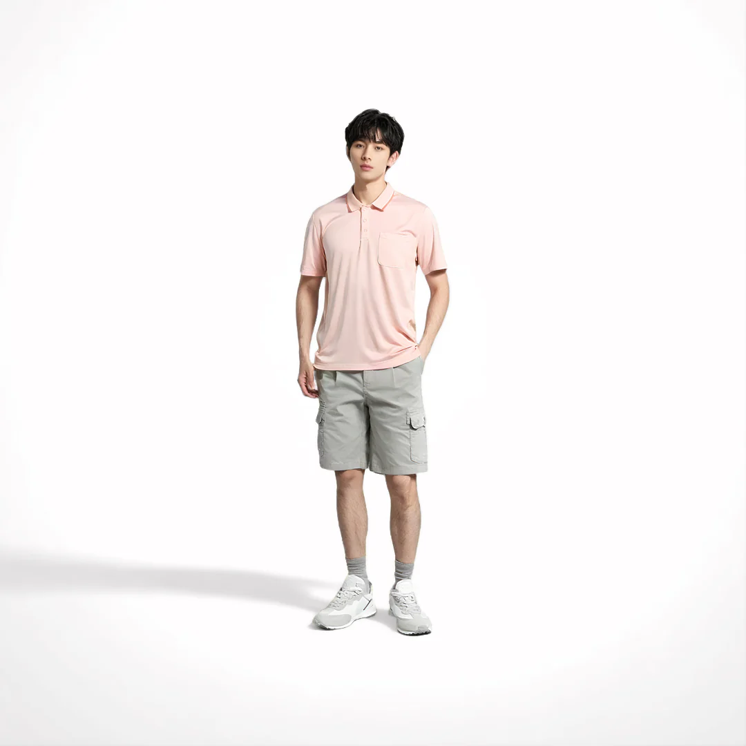camel active Men Cargo Shorts - Regular Fit Sturdy Cotton Canvas Multicolours Short Pants 9-303AW24CT0907 - Image 3