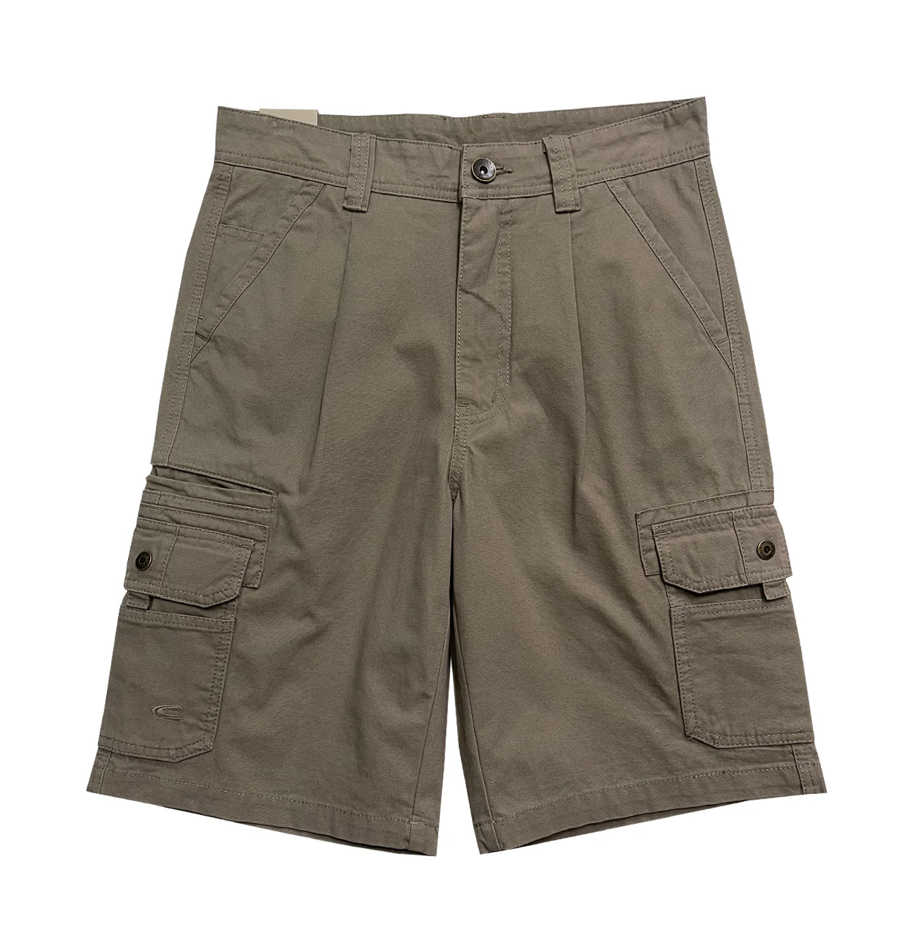 camel active Men Cargo Shorts - Regular Fit Sturdy Cotton Canvas Multicolours Short Pants 9-303AW24CT0907 - Image 5