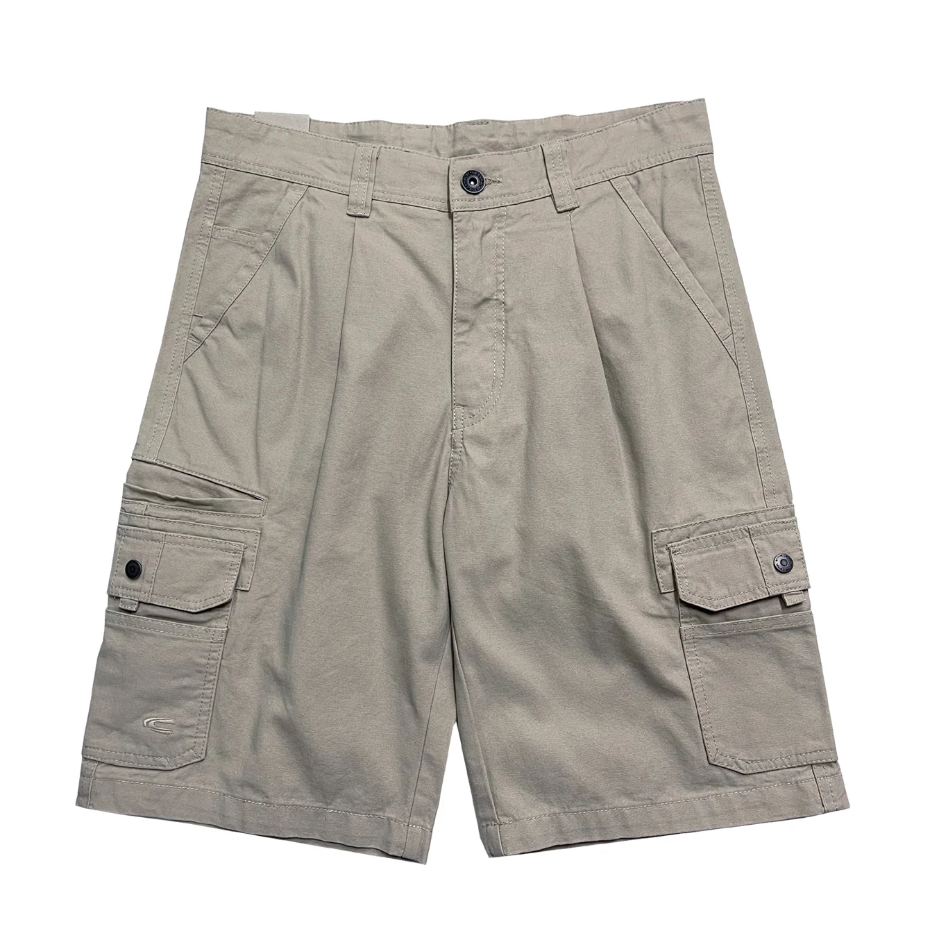 camel active Men Cargo Shorts - Regular Fit Sturdy Cotton Canvas Multicolours Short Pants 9-303AW24CT0907 - Image 6
