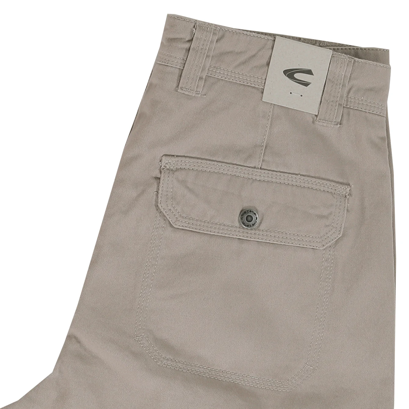camel active Men Cargo Shorts - Regular Fit Structure Cotton Twill Multicolours Short Pants 9-303AW24CT0906 - Image 4