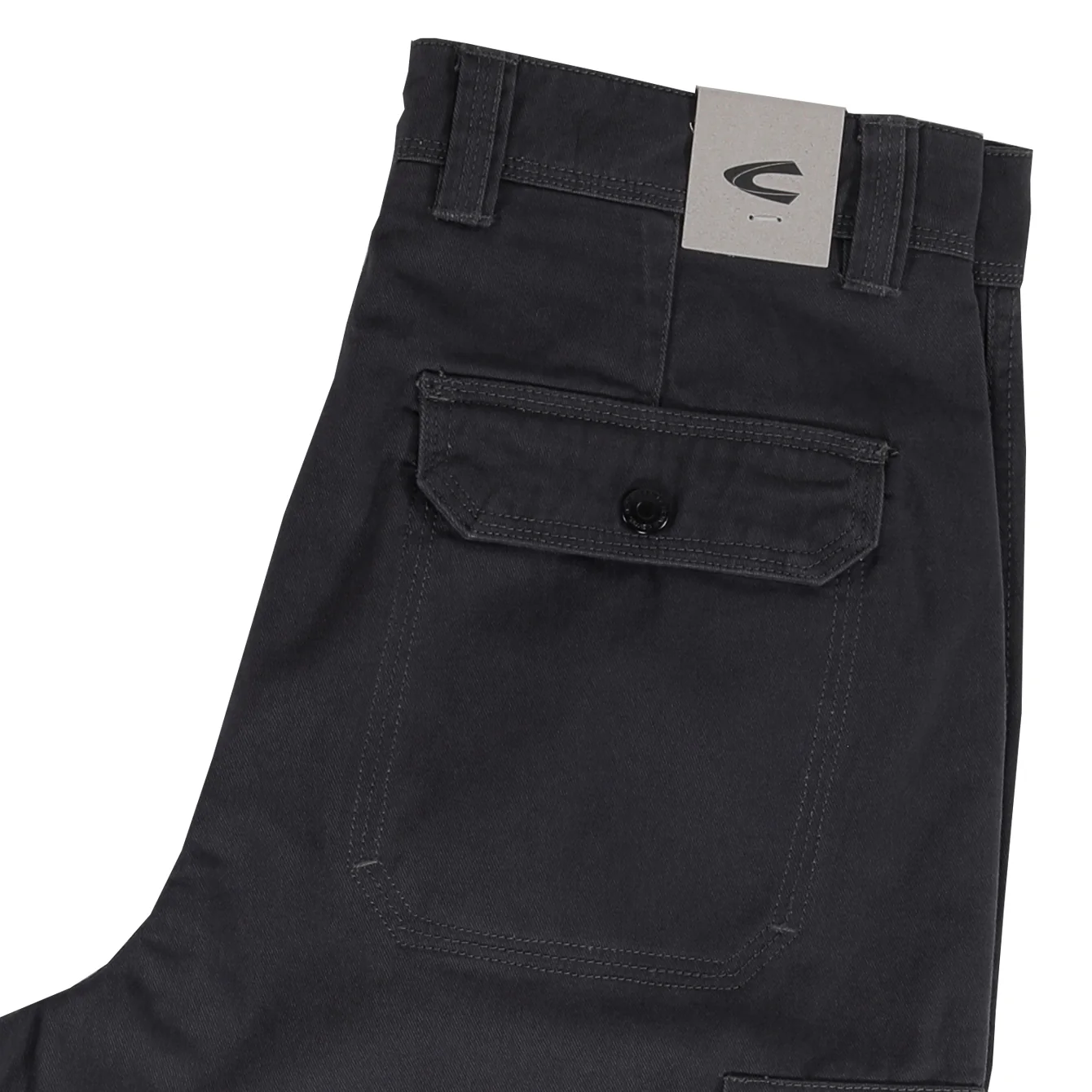camel active Men Cargo Shorts - Regular Fit Structure Cotton Twill Multicolours Short Pants 9-303AW24CT0906 - Image 5