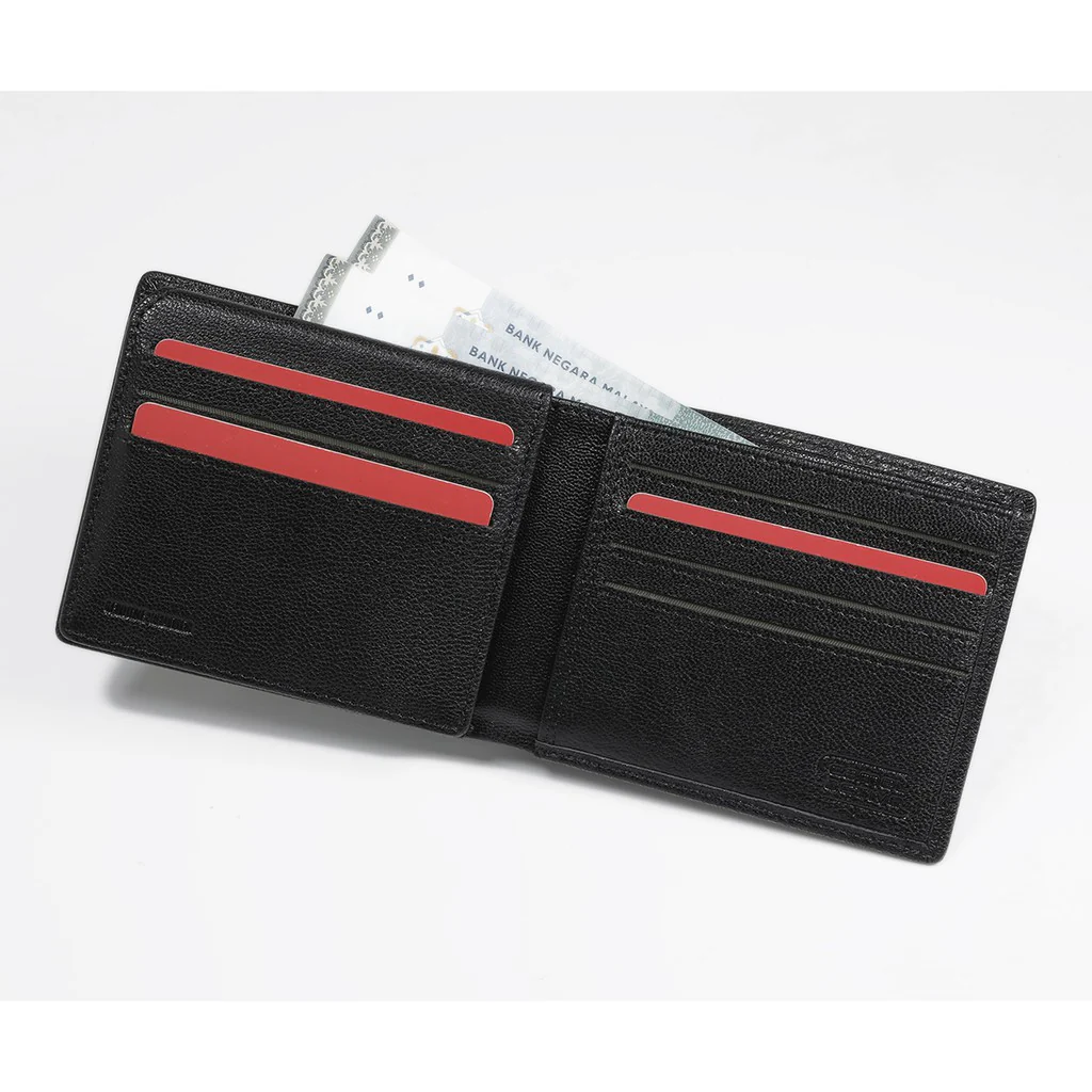 camel active Men Casual Bifold Genuine Leather Wallet (UBF0817LS1#BLK) - Image 3