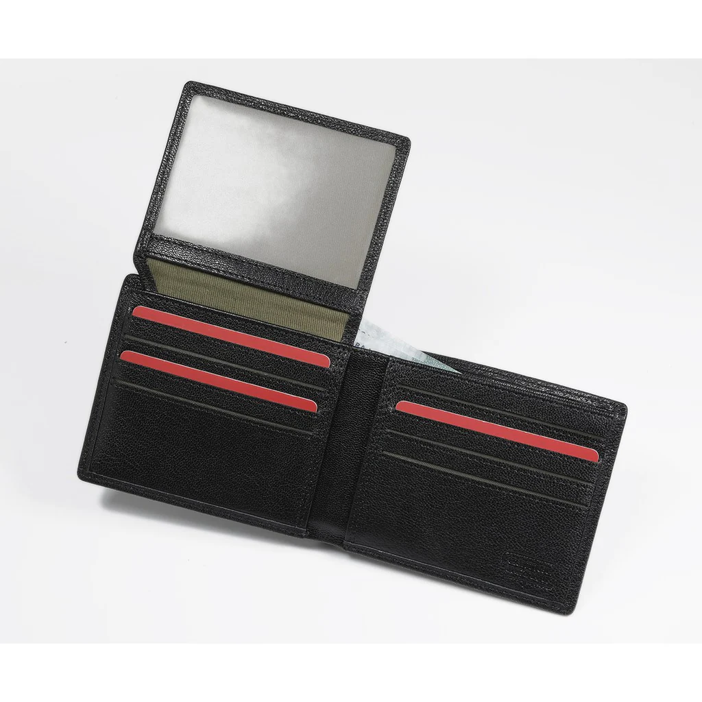 camel active Men Casual Bifold Genuine Leather Wallet (UBF0817LS1#BLK) - Image 4