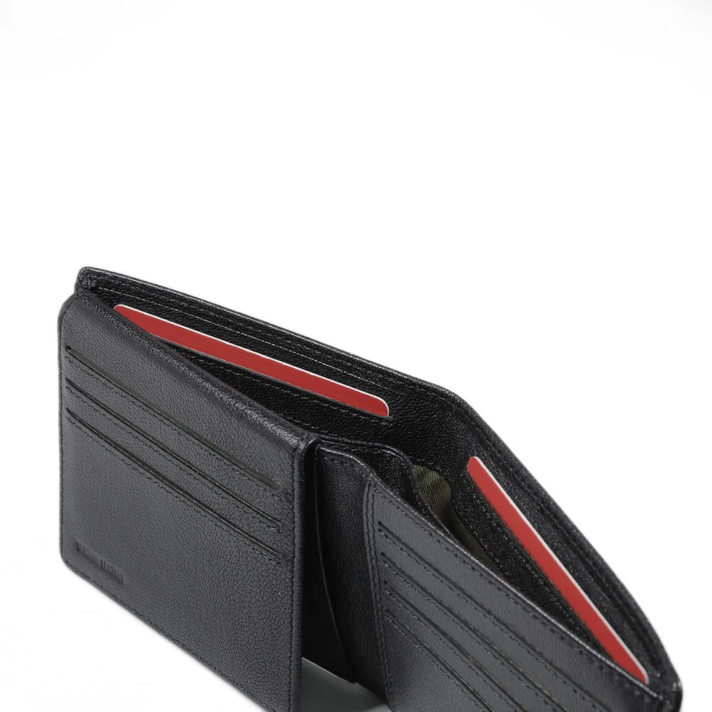 camel active Men Casual Bifold Genuine Leather Wallet (UBF0817LS1#BLK) - Image 5