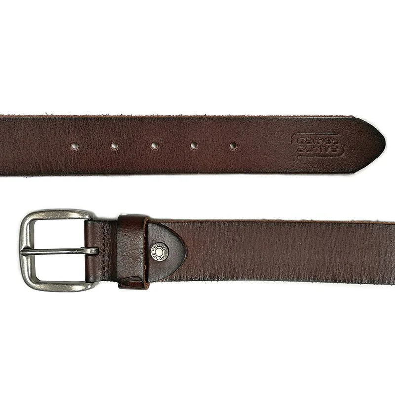Casual Genuine Leather Belt Dark Brown (1623HBRG-20#DBN) - Image 2