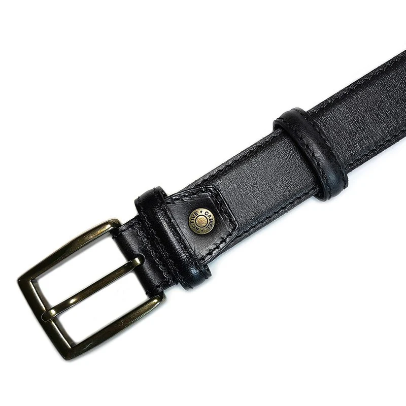 Casual Genuine Leather Belt Black (1628HRG-20#BLK) - Image 4