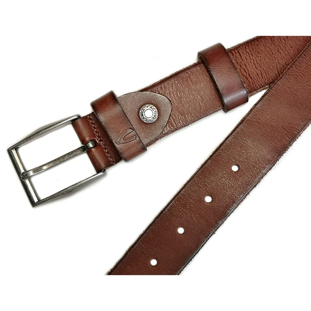 Casual Genuine Genuine Leather Belt (1630HBRG-20#BRN) - Image 3