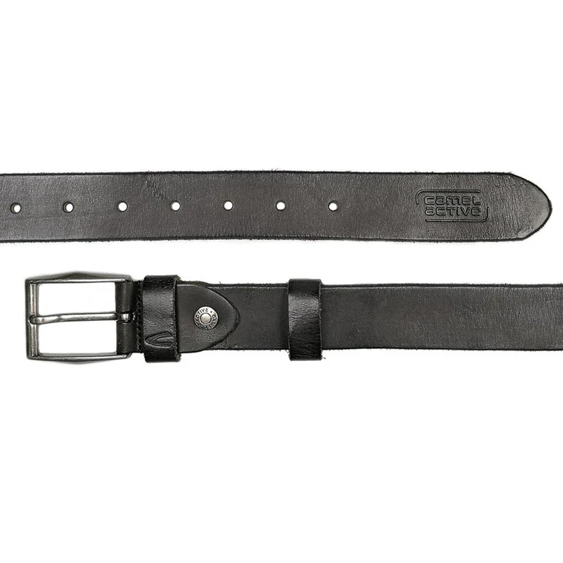 Casual Genuine Leather Belt Black (1632HBRG-20#BLK) - Image 2
